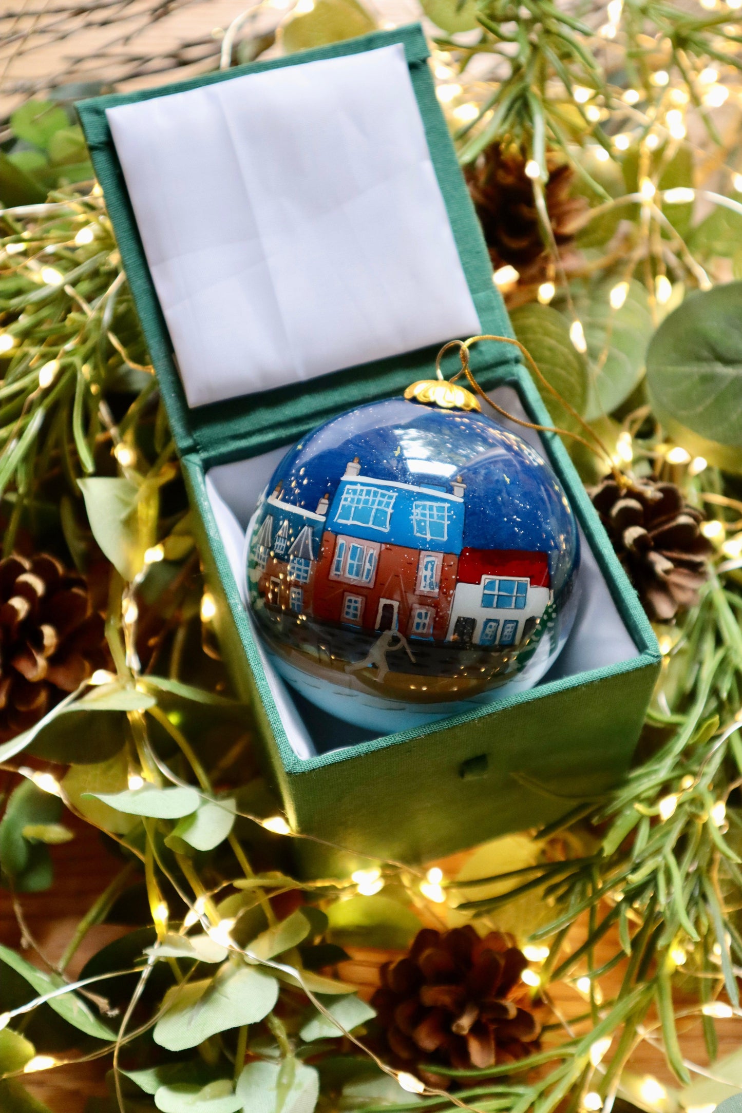 East Neuk of Fife | Scottish Christmas Decoration Bauble Scotland