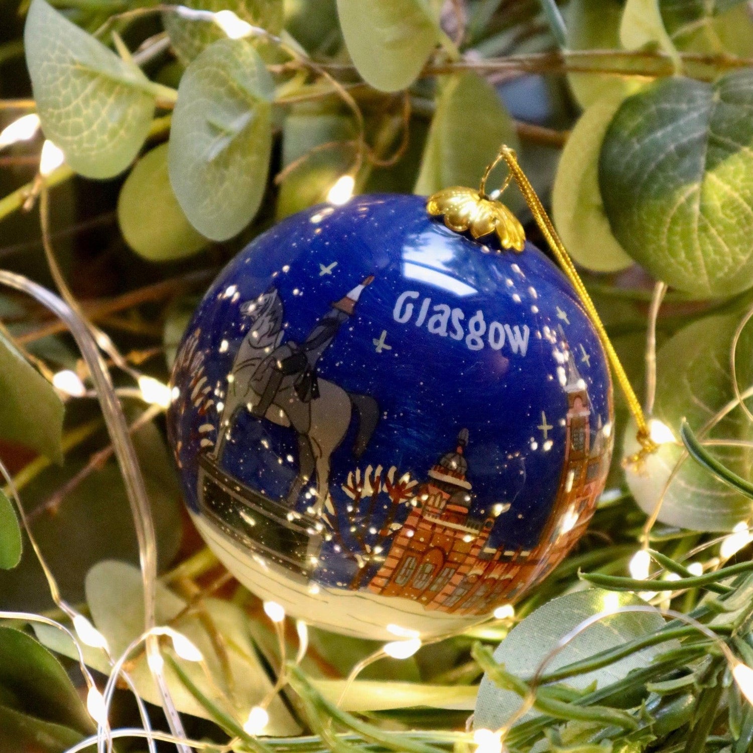 Glasgow City | Scottish Christmas Decoration Bauble Scotland