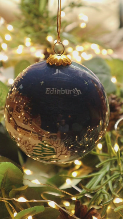 Edinburgh | Schottische Weihnachtsdekorationskugel